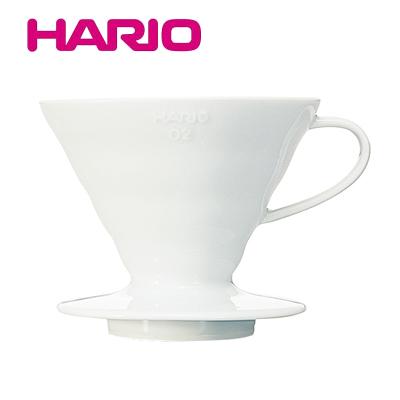 HARIO V60透過ドリッパー02セラミックW ホワイト VDC-02W
