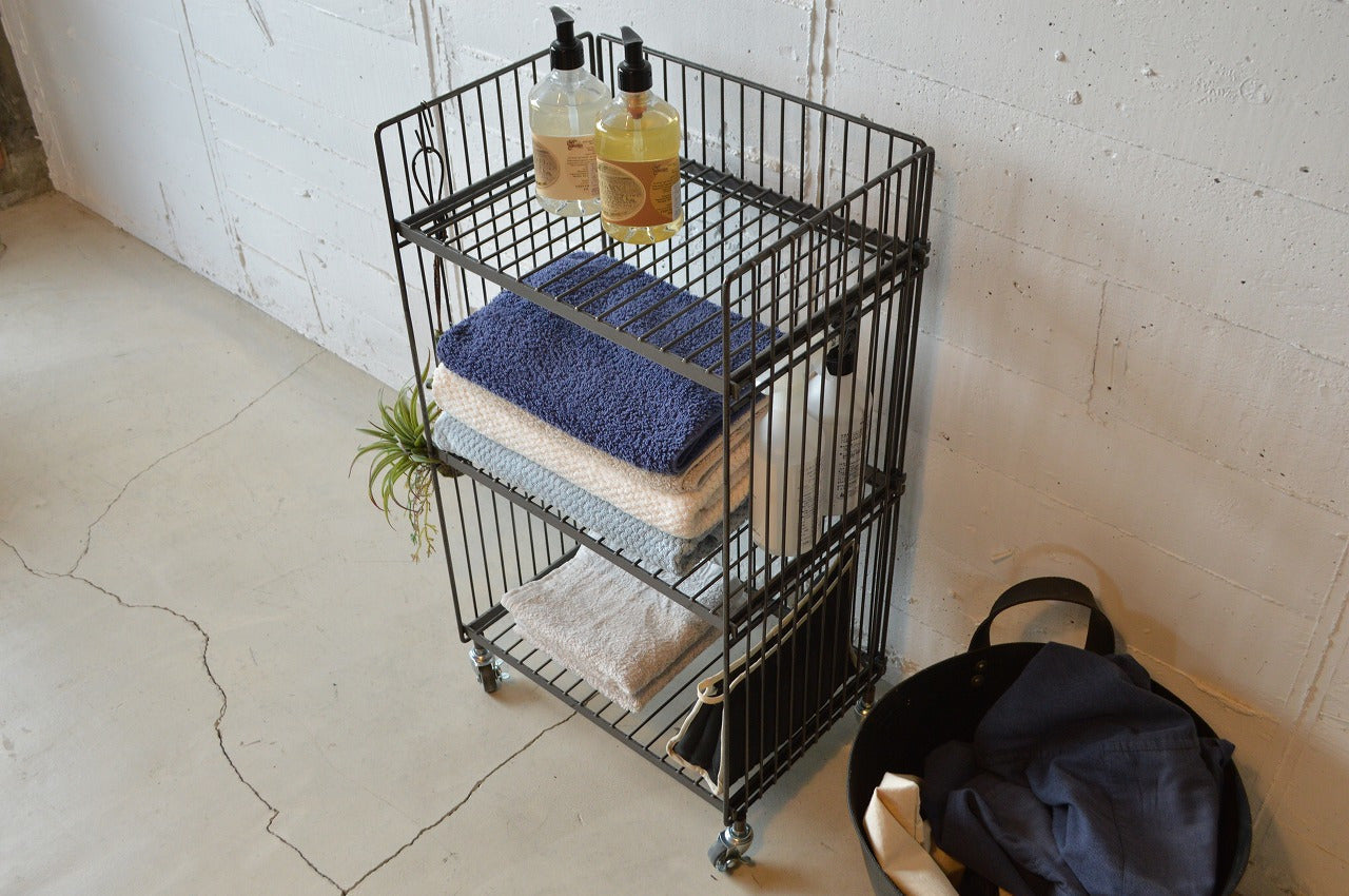 COLLEND コレンド WIRE WAGON REGULAR DOUBLE ワイヤーワゴン(レギュラー・ダブル) ワゴン 収納 ディスプレイ