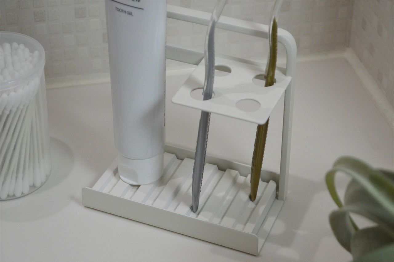 COLLEND　コレンド Toothbrush Stand With Dry Tray　歯ブラシスタンド（ドライトレイ付）　歯ブラシ立て　ハブラシスタンド　ハブラシ立て