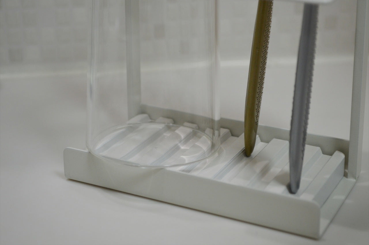 COLLEND　コレンド Toothbrush Stand With Dry Tray　歯ブラシスタンド（ドライトレイ付）　歯ブラシ立て　ハブラシスタンド　ハブラシ立て
