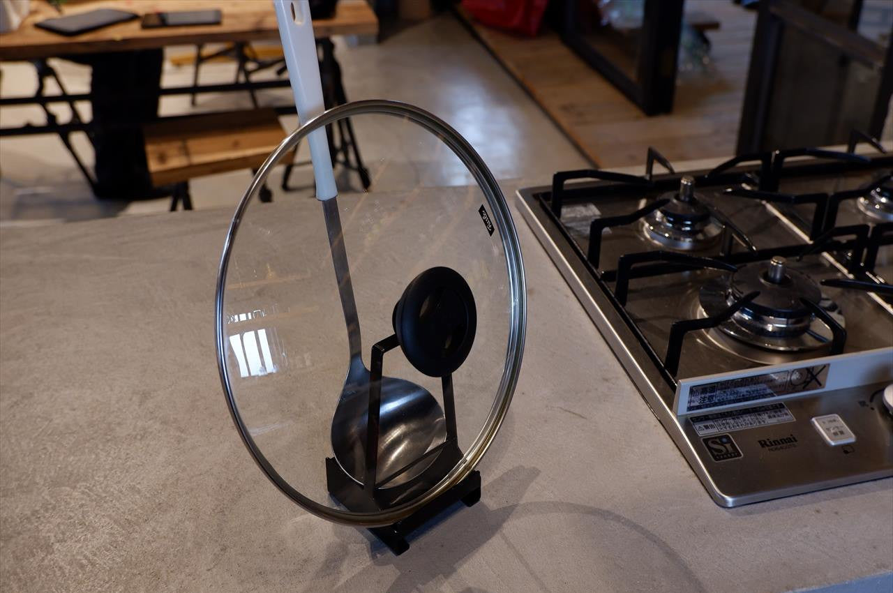 COLLEND　コレンド Lid & Ladle Stand なべ蓋&お玉スタンド　なべ蓋スタンド　鍋蓋スタンド　お玉スタンド